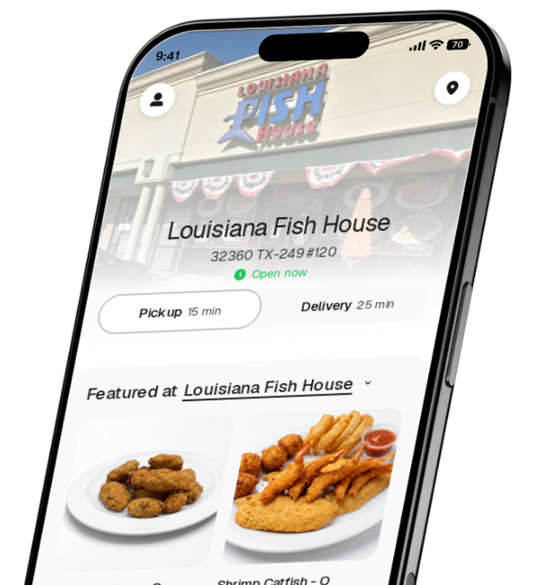 Louisiana Fish House app preview